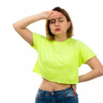 passar mal com acesso de calor